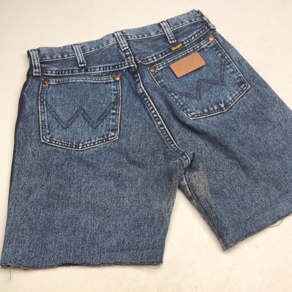 MADE IN USA 🇺🇸 MENS WRANGLER CUTOFF JEANS 30x6 🇺🇸 - Picture 4 of 10